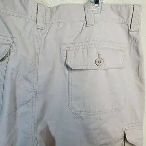 Short Cargo Beige St. John's Bay Taille 50 – Homme – Coton Stretch – Très Bon état